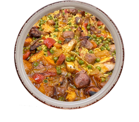 Paella di carne