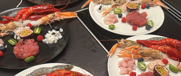 Il pesce crudo da asporto